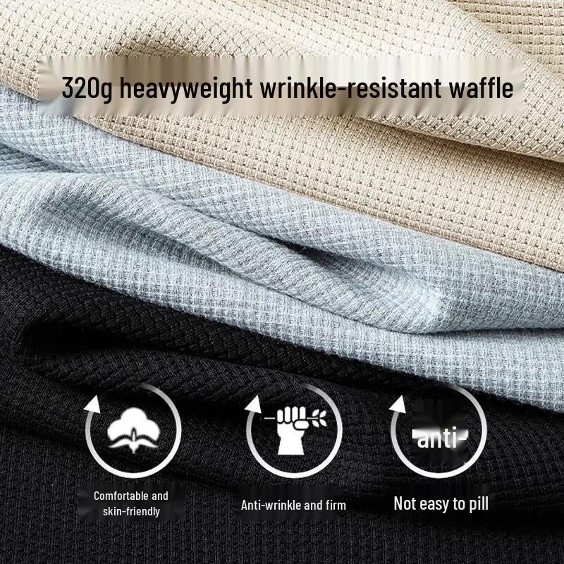 Baleno Men's Waffle-Knit Retro Casual Jacket