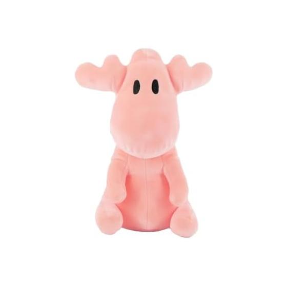[moz] Stuffed toy sitting mini pink [Cute Elk Chewy Fluffy Pastel Color Hug Healing Warm Marshmallow]