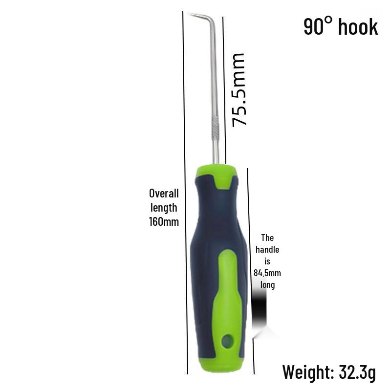 Oil Seal Hook Set: 4/10-Piece Auto Repair Puller & Driver Tool