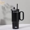 Jumbo Sunset Icebreaker Stainless Steel Thermos with Handle & Straw - Large Capacity, Portable Cold Storage for Outdoors