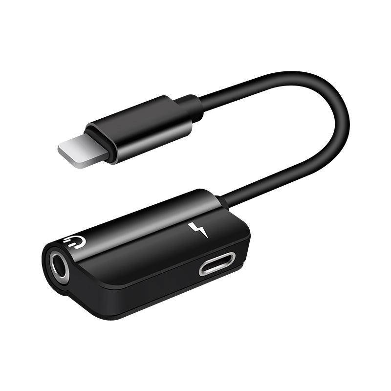 Apple Mobile Headset Converter: 2-in-1 Charging & Live Broadcast Gaming Adapter