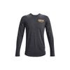 Under Armour Project Rock Outlaw Graphic Long Sleeve Training T-Shirt Men Tops Black 1367119-001