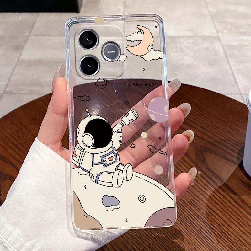 Jelly Casing For Honor 600 Lite / Honor 500 Smart 5G Clear Silicone Soft TPU Back Cover Cute Cat Rabbit Heart Protective Case