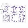 Anime Jinu Cosplay Fake Tattooing Temporary Sticker Paper Face Prop Body Art Kpop Costume Accessories Halloween Dress Up Props