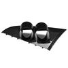 Portable 52MM Car Carbon Fiber Twin Double Gauge Meters Holder Racing Meters Holder For Ford Falcon BA BF 02-11