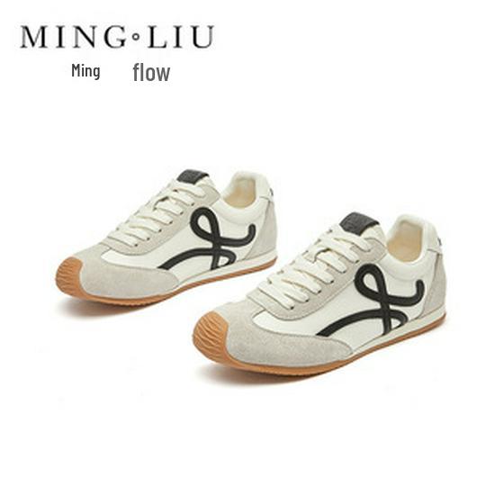 Women's 2025 Autumn Retro Wasteland Style Genuine Leather Casual Dad Sneakers