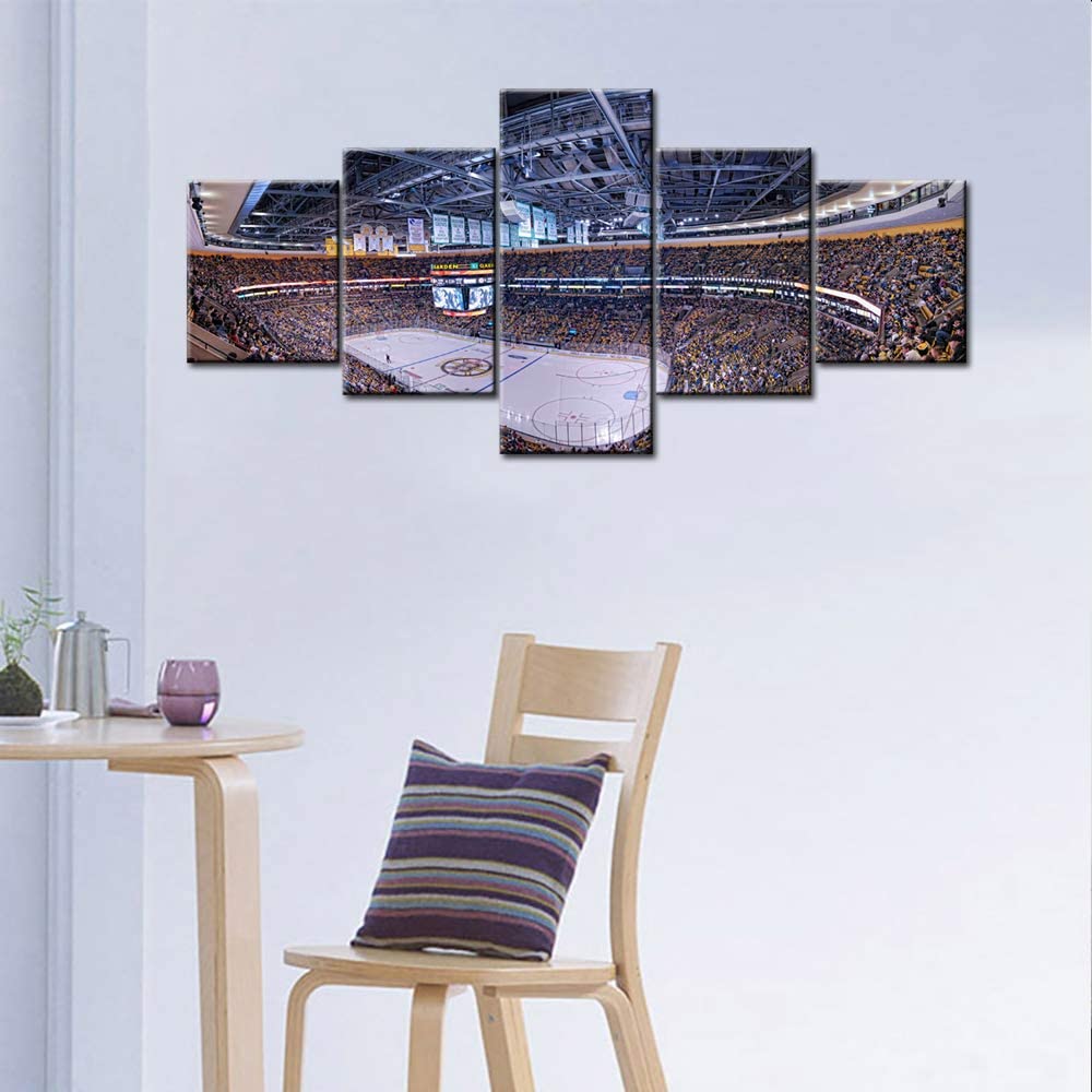 5 sztuk Bost Bruins zagraj w NHL Champi w TD obrazy ogrodowe z plakatem wystrój domu wystrój pokoju zdjęcia ścienne HD drukuj bez ramki