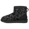 Classic Mini Chunky Sequin Boot Black Women's 1130602-BLK