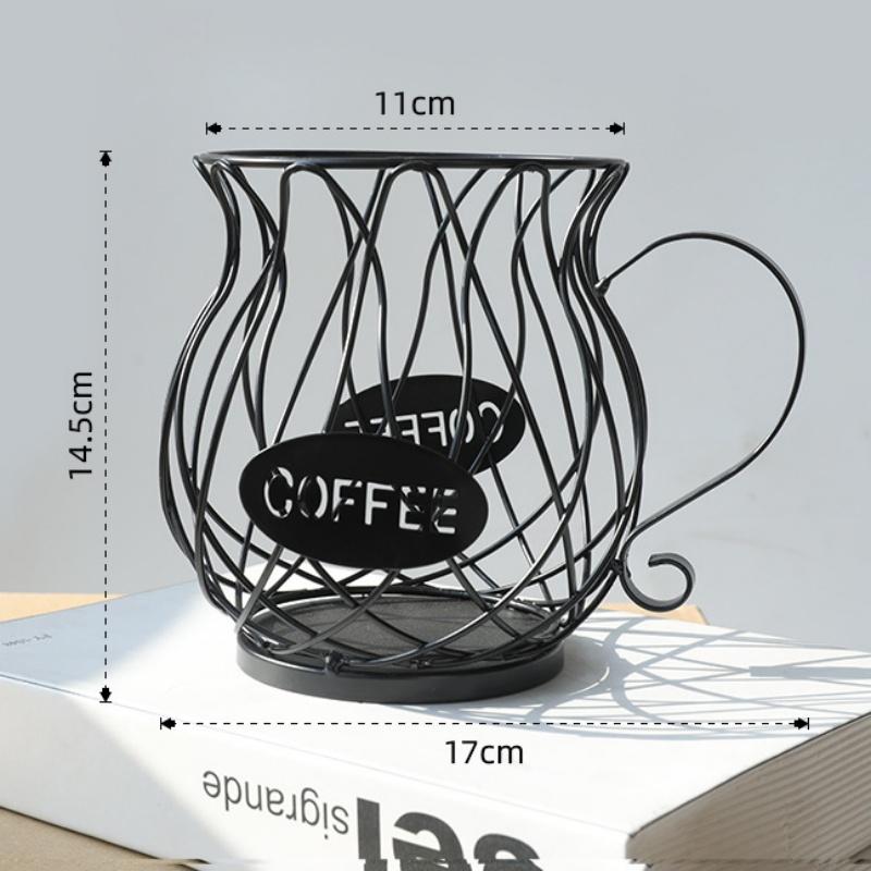 Large Capacity Coffee Pod Organizer Holder for Kitchen Countertop Convenient Stylish Storage Rack for Coffee Pod Stands Decor