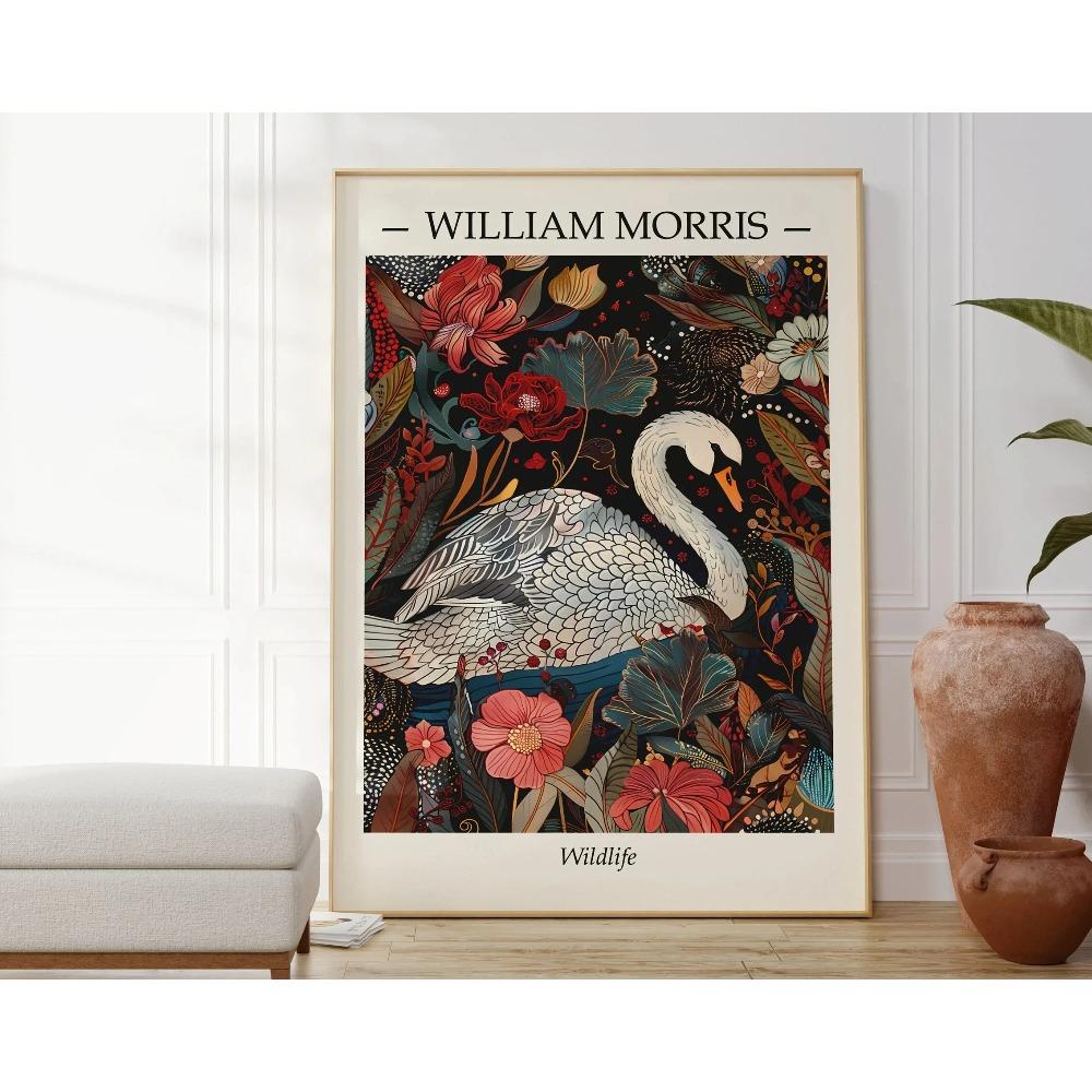 1PC Neutral William Morris Poster Poster Paper Print Home Living Room Bedroom Entrance Bar Cafe Art Painting Decoration