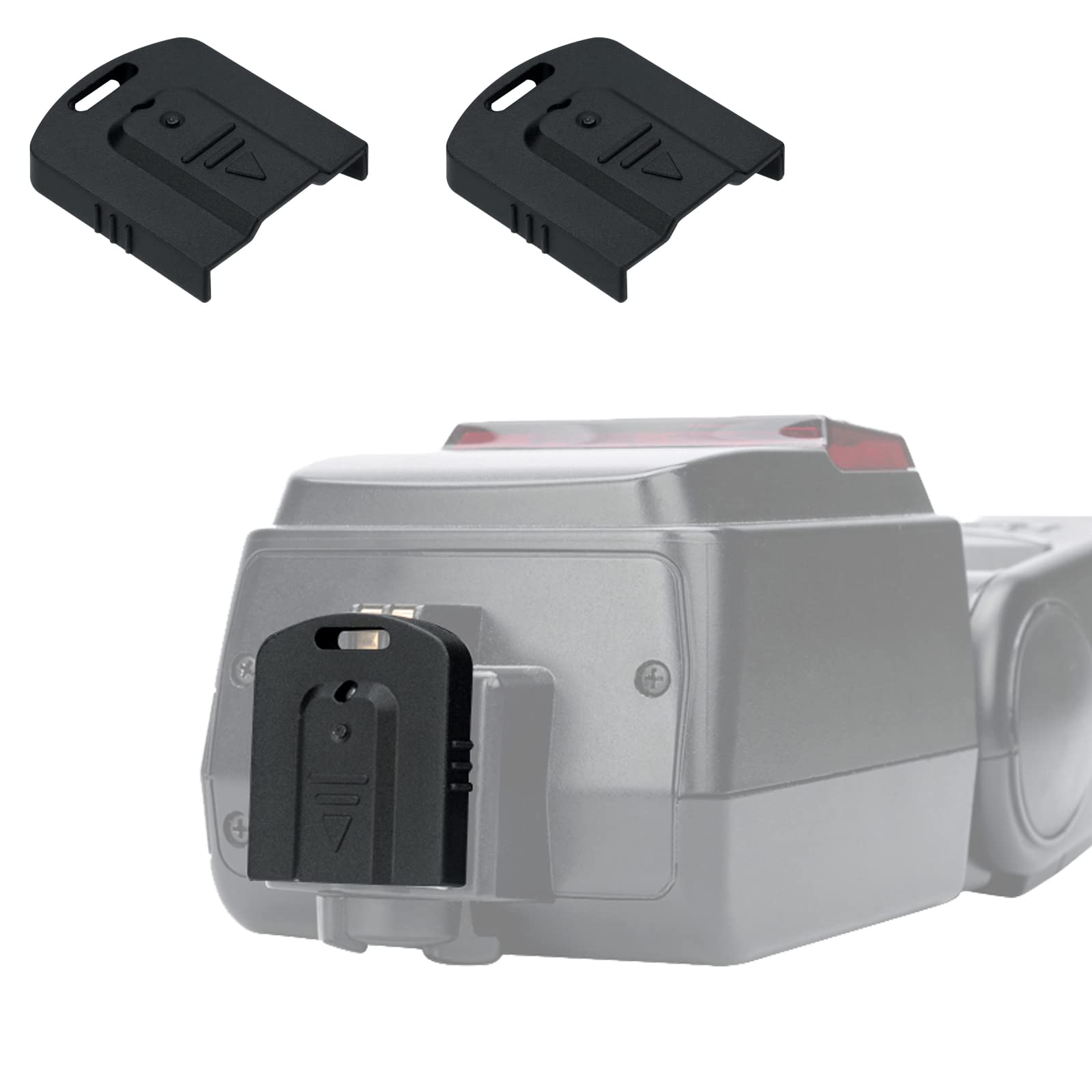 

JJC Hot Shoe for Nikon Speedlites and Protective Flash Shoe Caps 2-Pack Covers/Caps SB-300, SB-400, SB-500, SB-600 Flashes,