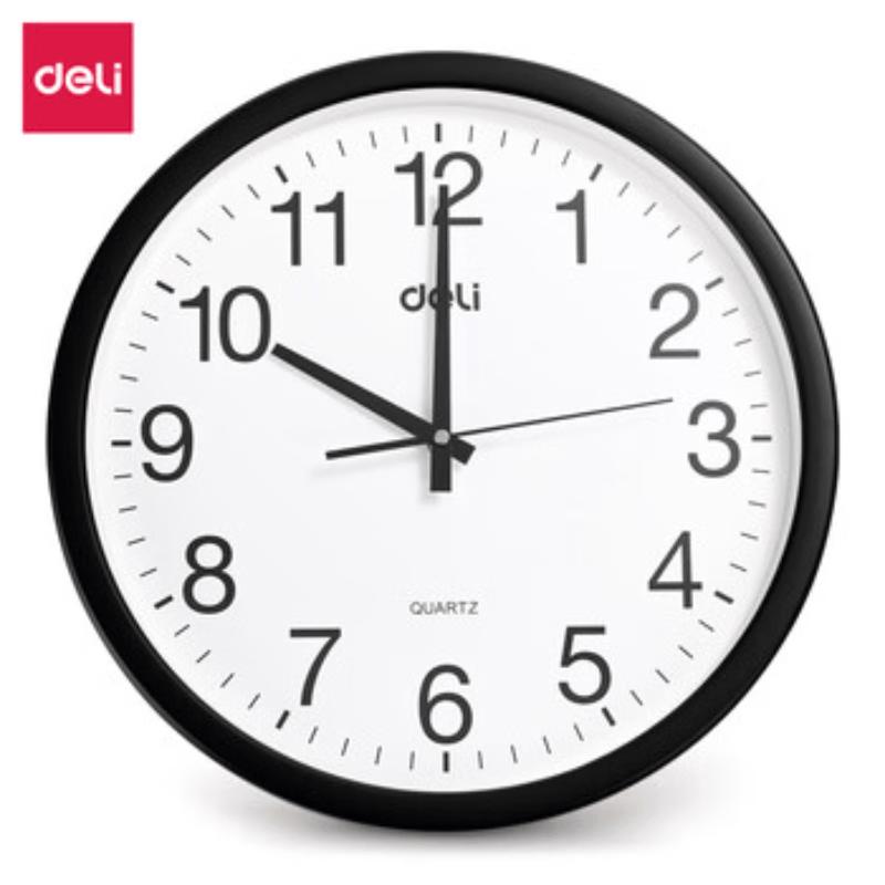 Deli 12-inch Nordic Silent Quartz Wall Clock