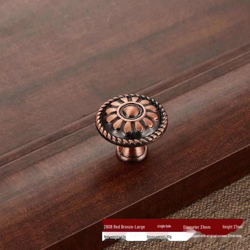 Antique Bronze European & American Zinc Alloy Cabinet Drawer Pull Handle