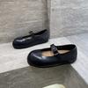 New versatile leather shoes Mary Jane Women Anti slip footwear Spring Autum Retro Thick Sole ladies Shoes Zapatos Mujer