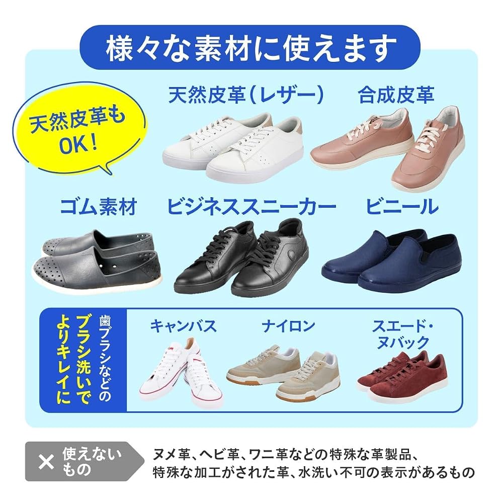 Sereniq Sneaker Cleaner [First in Japan] Jet Foam Nano-Cleaning Ingredients Waterless Deodorizing
