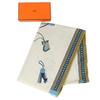 Excellent HERMES Stall Rectangle BRIDES ET GRIS GRIS (Bridles and Charms) Used