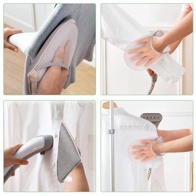 1/3PCS Portable Hand-Held Mini Ironing Pad Sleeve Ironing Board Holder Heat Resistant Glove for Clothes Garment Steamer