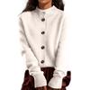 Women's Solid Color Casual Hooded Long Sleeved Knitted Sweater With Pullover And Base Layer Knitted Sweater