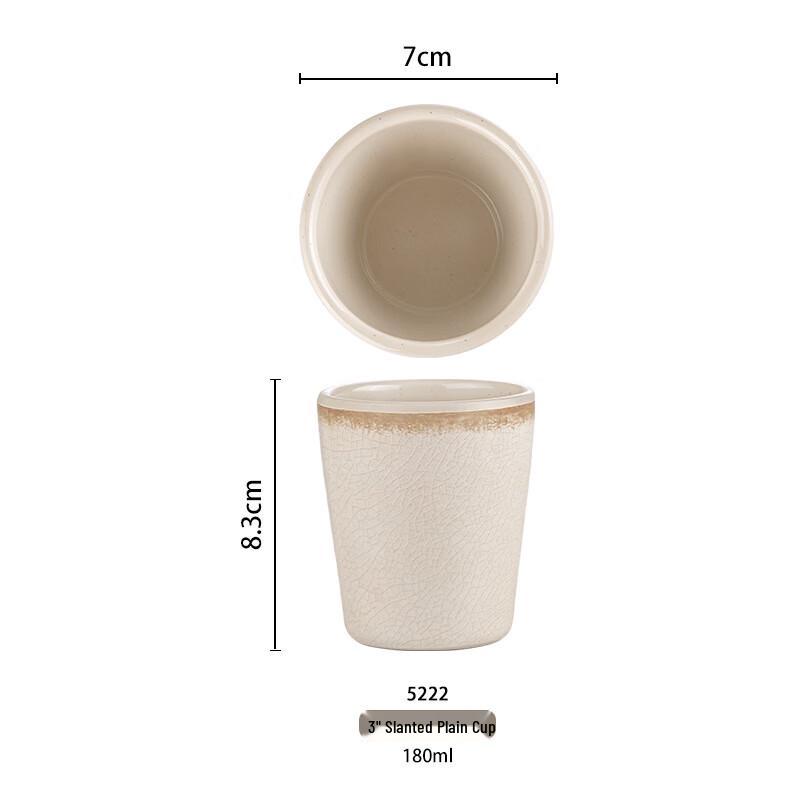 Commercial Melamine Slanted Drinking Cup Set