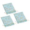 200 Pcs Organza Bag Drawstring Closure   Print 6.3x4.3in Mesh Gifts Bags Organza Jewelry Mesh Pouch