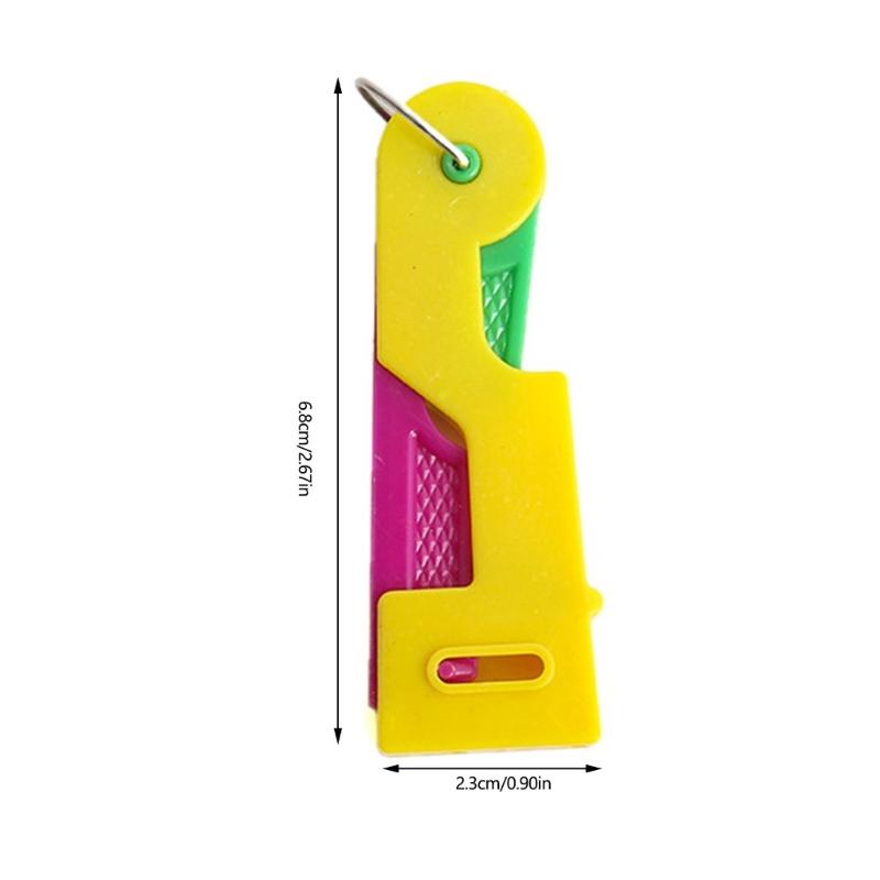 Multifunctional Needle Threader Assorted Random Color Ideal for Effortlessly Sewing Crafting and Projects