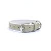 High Quality Durable Genuine Cow Leather Dog Leash Collar Set Solid Pattern Luxury Real Pet Lead Collar Factory