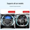 Ultra-thin Non-slip Suede Steering Wheel Cover for Ideal Auto ONE and L9 – Universal, Sweat-absorbent, All Season Use