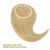 WTB Partial Bangs Wig Synthetic Wig Female Bangs Partial Lengthening Bangs Fake Bangs Two Cards Seamless Wig Piece