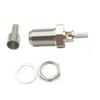 F-socket connector for RG174 cable