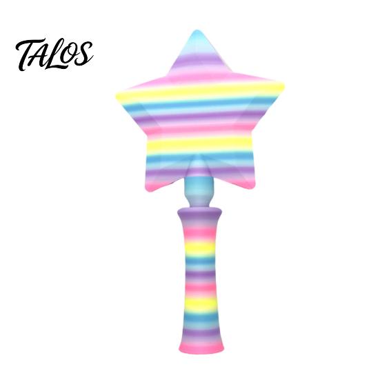 Desktop Photo Display Stand Christmas Tree Payment Wand, Novelty Tap Pay Telescopic Star Gift for Shop Owner Wand Card Holder, Fun Accessory Receipts