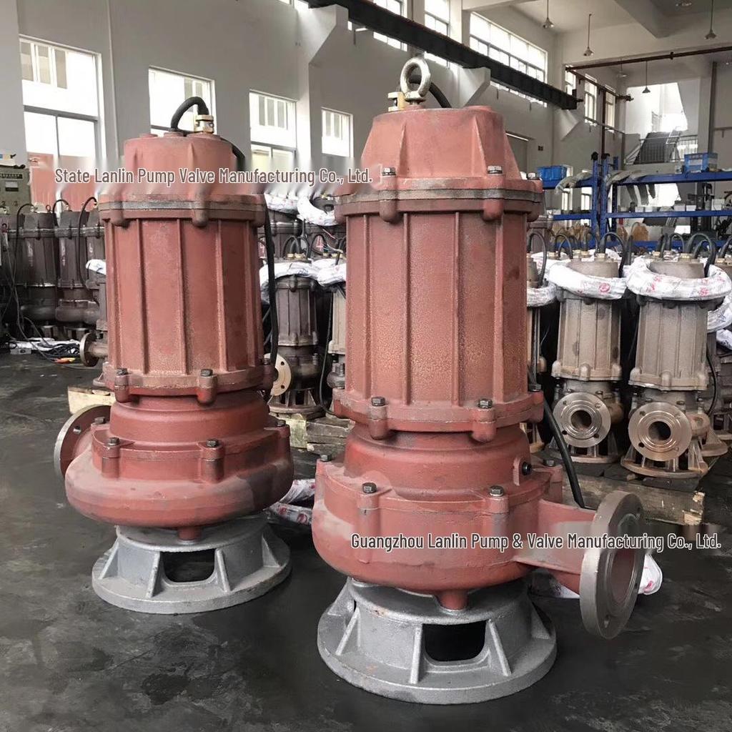 New 100WQAS60-12-4 Sewage Sludge Cutting Submersible Pump for Septic Tanks