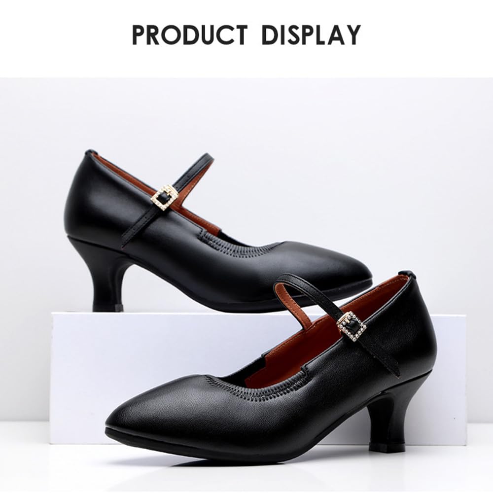 [Gengzee] Tanzschuhe, Latein-Tanzschuhe, Damen Gesellschaftstanzschuhe, Bühnenschuhe, Modern Dance Schuhe, Cha-Cha Schuhe für Erwachsene, Square Dance Schuhe, Gummi