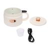 Panela Elétrica 1.6L Antiaderente Multiuso Panela de Arroz Panela de Macarrão para Cozinha Dormitório Escritório Branco