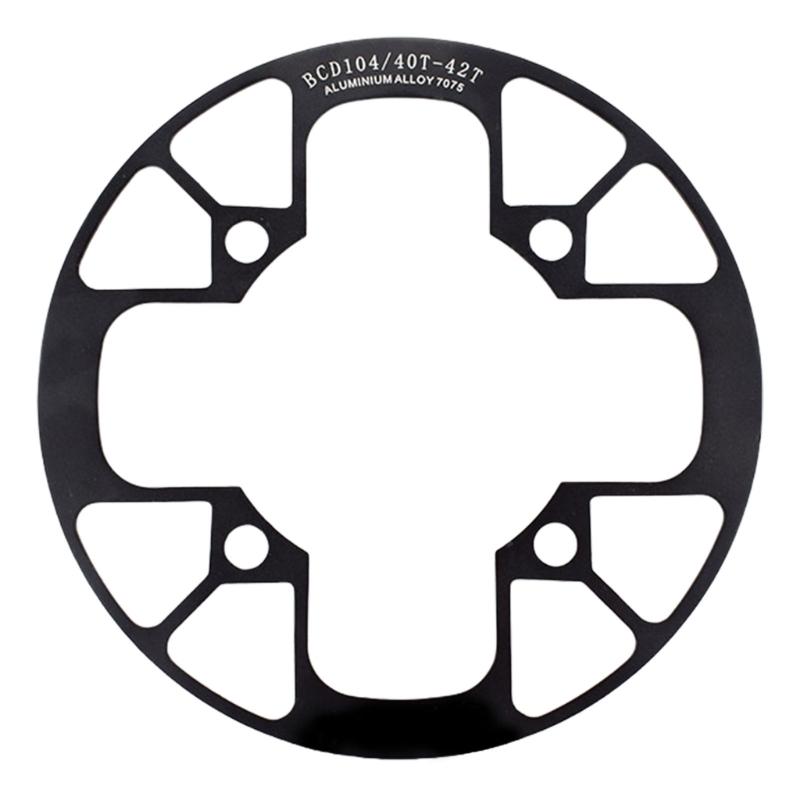 Mountain Bike Chainwheel Guard Cover Aluminum Alloy Bicycles Chainring Guard Bike Crankset Protector Easy To Use