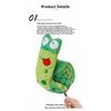 Dog Puzzle Feeder Interactive Toy Indestructible Plush Sound Squeak Puppy Toys For Resistant Foldable Snail Dogs Pet Supplies