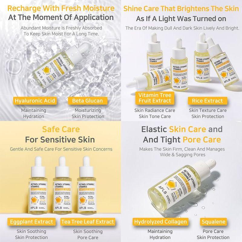 APLB - Retinol Vitamin C Vitamin E Ampoule Serum