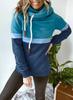 Sweat à capuche décontracté pour femme style européen-américain Automne/Hiver 2024