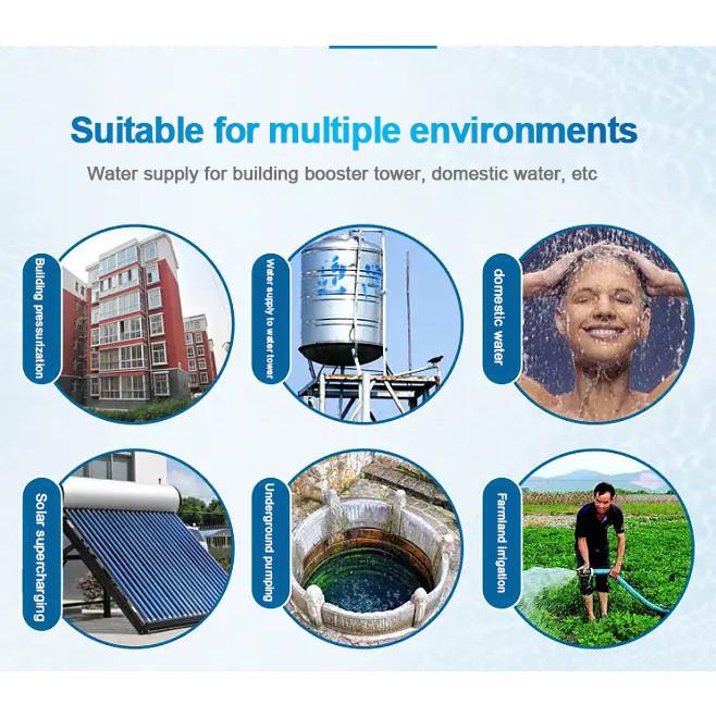 BQB-60-Peripheral-Wasserpumpe 0,5 PS, 370 W, hoher Hub, großer Durchfluss, intelligente automatische selbstansaugende Wasserpumpe, neu
