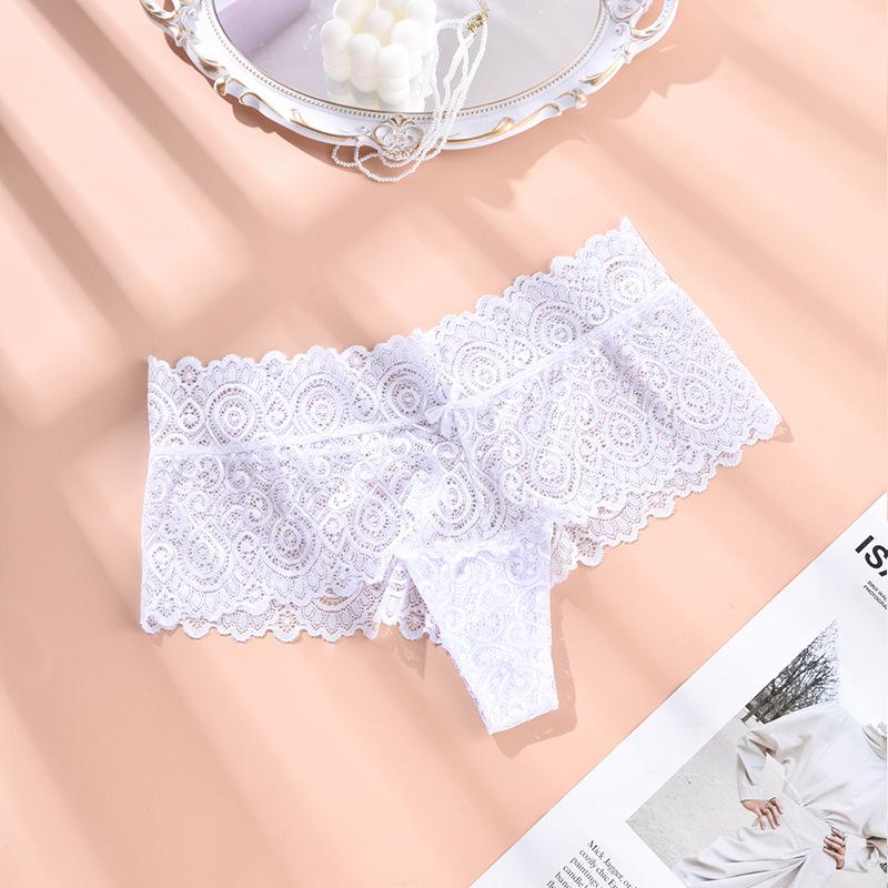 CFSC Women's Large Size Underwear Solid Color Print Lace Underwear