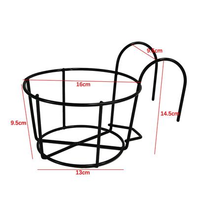 Wiszące stojaki na rośliny, balkon, okrągły stojak na doniczki, poręcz, ogrodzenie, do wysyłki na zewnątrz, stojak na doniczki