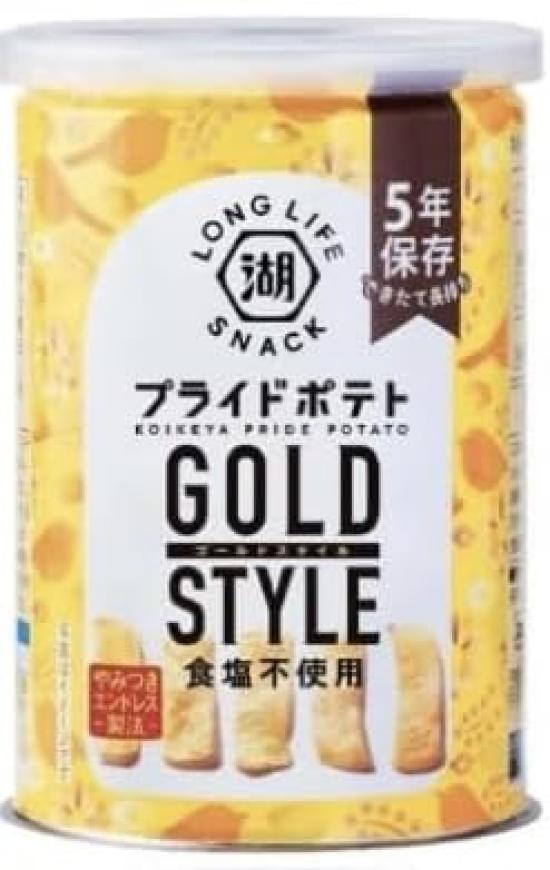 of Pride Kaminori Pure Koikeya GOLD No Whole Okhotsk Salt and Rock KOIKEYA LONG LIFE 5 Year Emergency Disaster Prevention Preserved Bulk Canned Potato