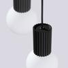 Lampa Wisząca Halo 3 G9 Czarny Alu Sollux Sl.1715