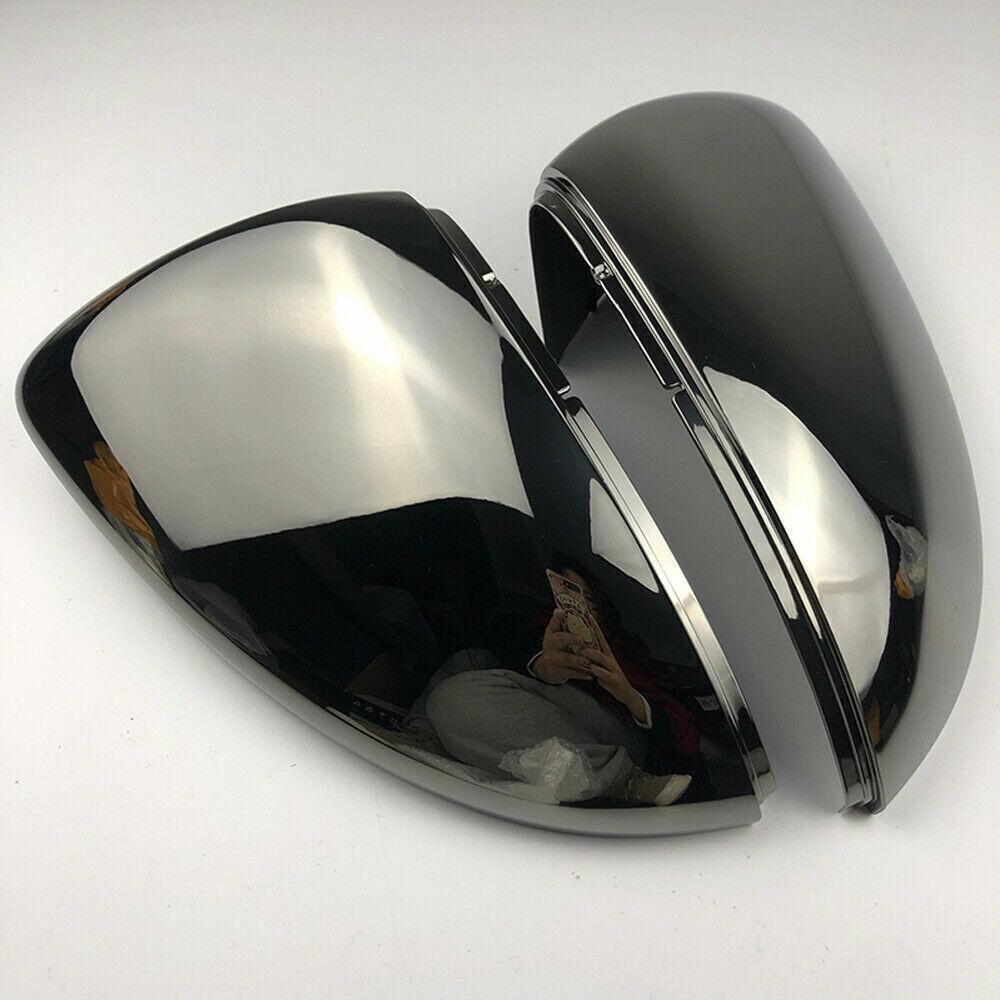 Direct Replacement Mirror Cover Caps Gloss Black For 2015-21 VW Golf GTI MK7 US