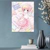 VIKAMA Japanese Sweet Girl Lolita Tapestry Cute Maid Girl Manga Exhibition Background Wall Room Decoration Home Decoration
