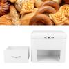 Iron Bread Box 2 Shelves Large Capacity Large Farmhouse Bread Container for Bread Bagels