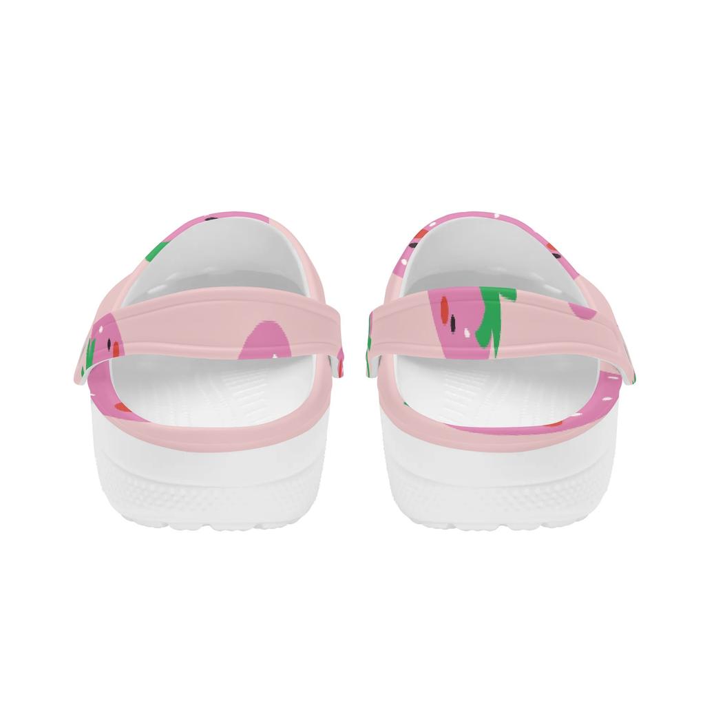 Pattern Printed EVA Clogs Men Women Breathable Lightweight Slip On Casual Footwear Soft Sole Summer Sandals Daily Walking
