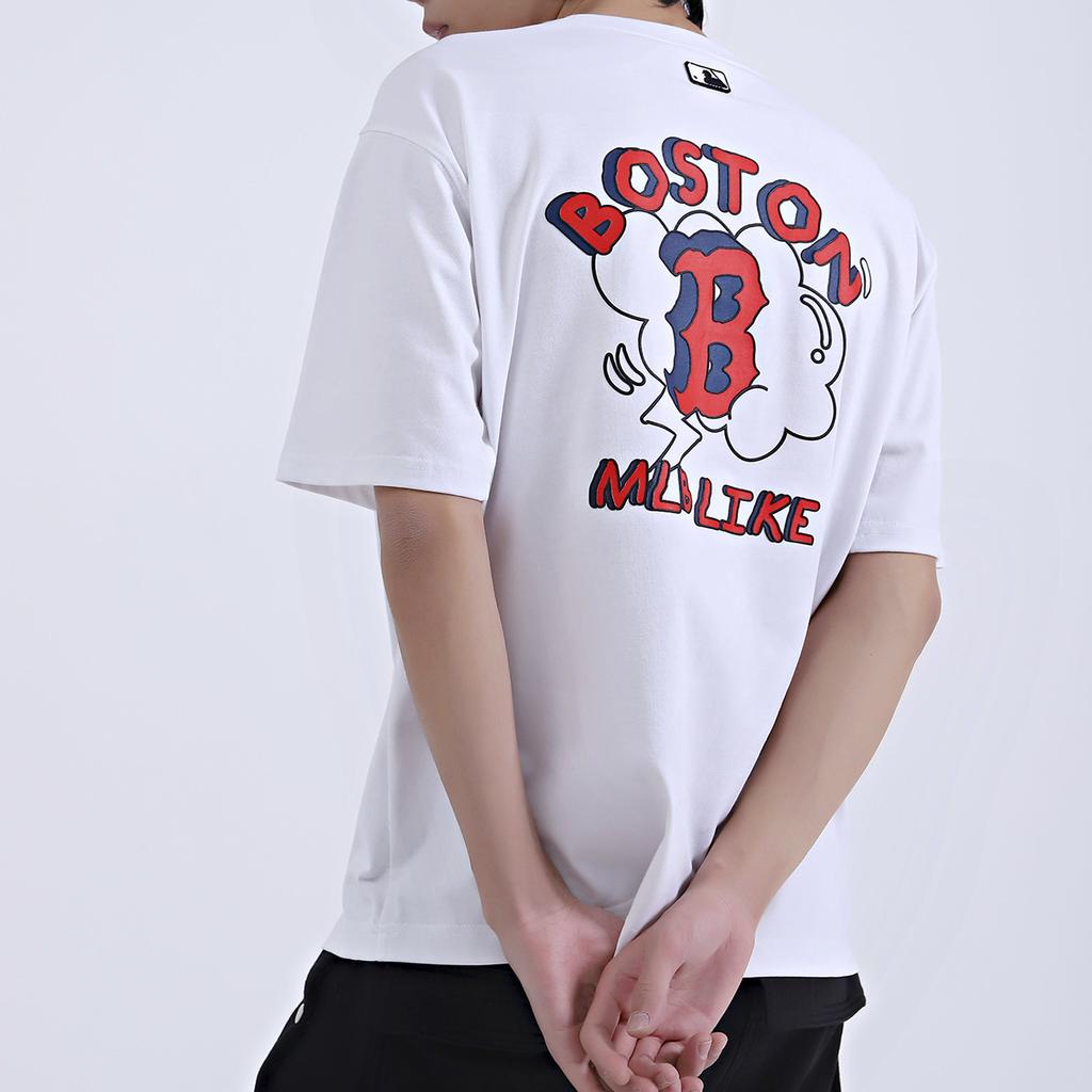 New MLB T Shirt Women's White Summer 31TSP1131-43W