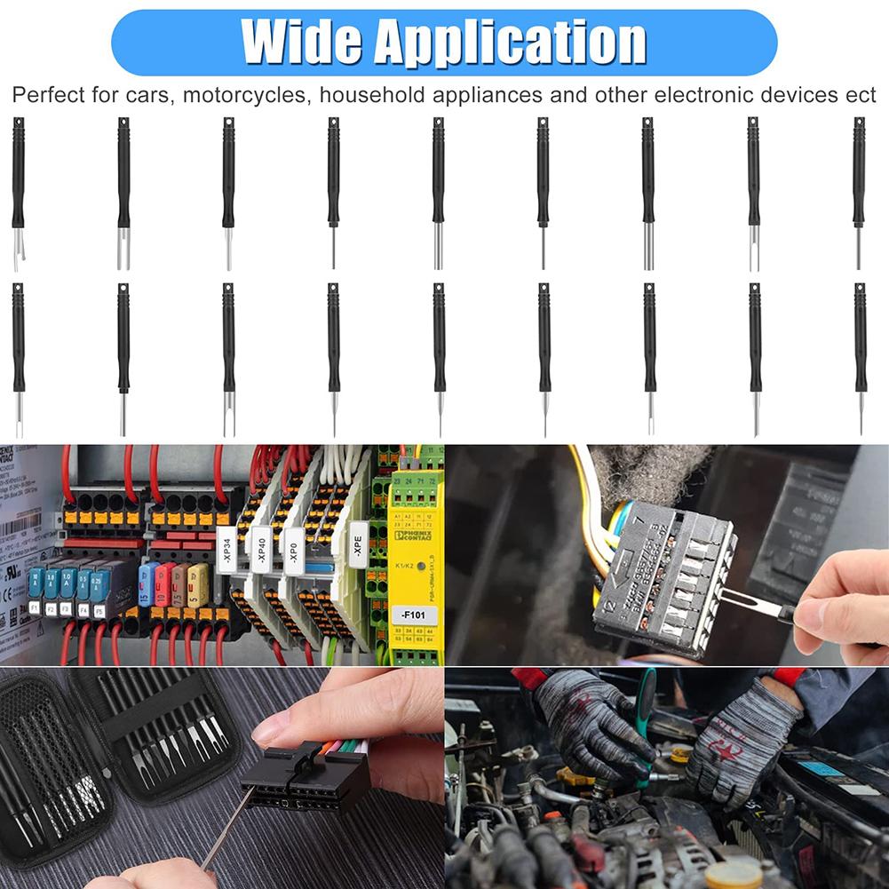 Odstraňovač Klíč Nástroje Nástroj na demontáž s krabicí Příslušenství do auta Zástrčka kabelu do auta