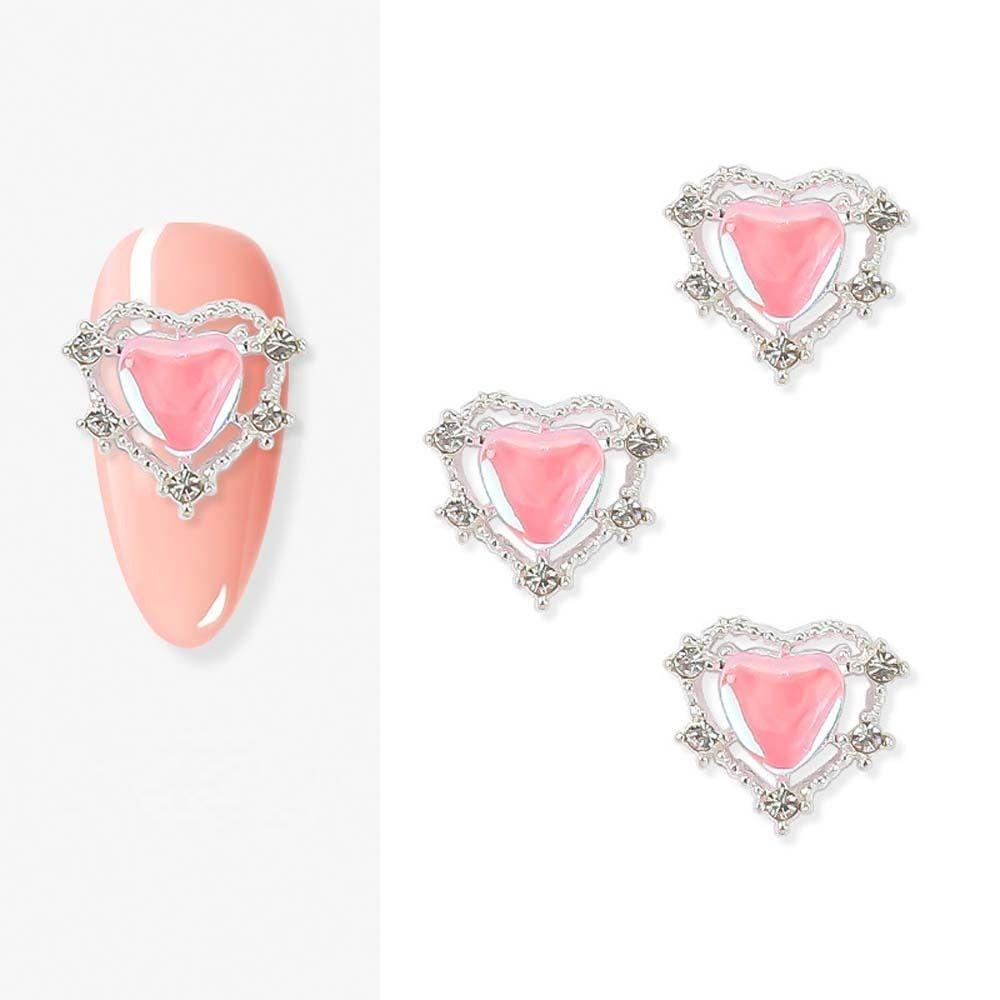 Manicure Accessories Nail Jewelry Rabbit Nail Decorations 3D Nail Art Drills Heart Nail Rhinestones