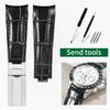 20mm Arc joint watch Strap For Rolex Genuine Leather watchband Submariner Daytona GMT men Original Style cowhide watch bracelet